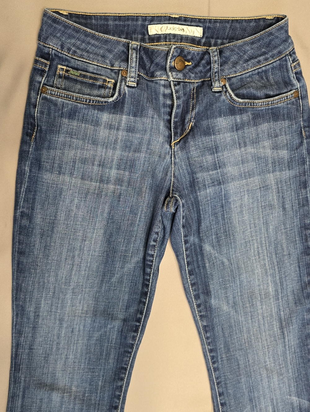 Joe's Jeans Blue Flared Denim - Picture 3 of 13